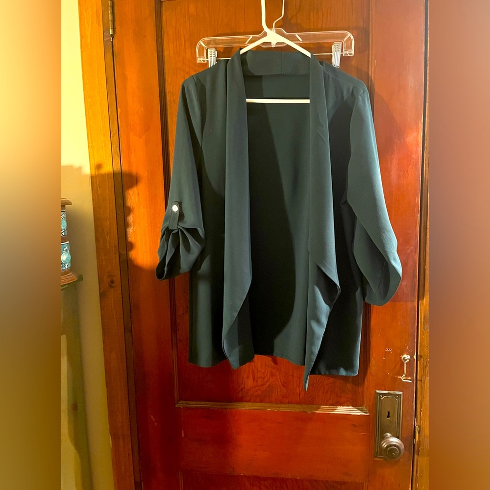 Light weight open front blazer